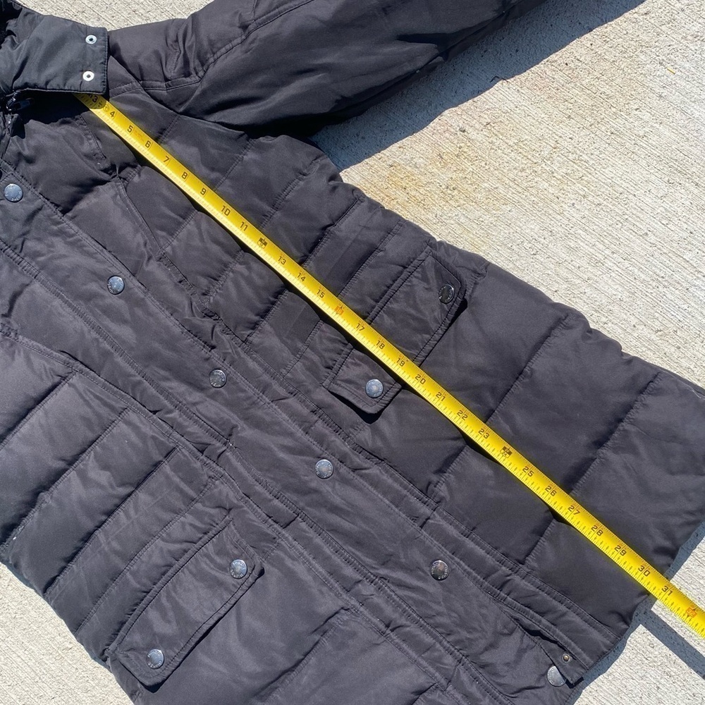 Bianca Nygard Down Puffer Parka Black size women’s Medium - Picture 7 of 10
